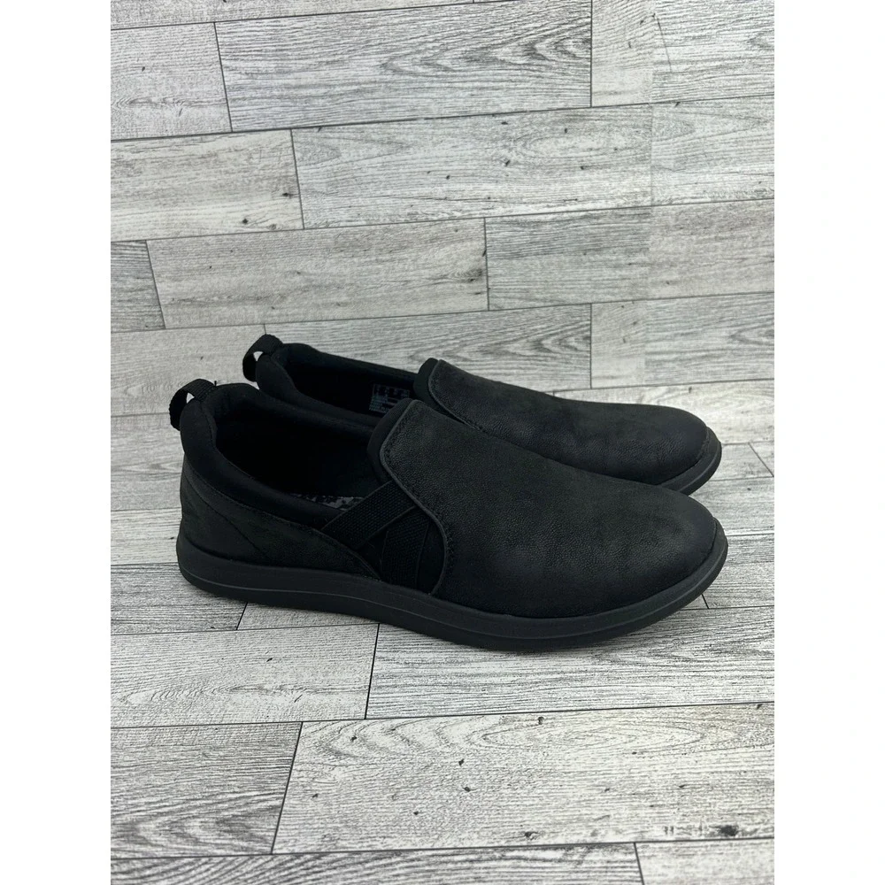 Clarks Cloudsteppers Women Sz 6.5 M‎ Black Slip On Comfort Shoes 261689544040